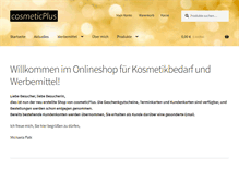 Tablet Screenshot of cosmeticplus.de